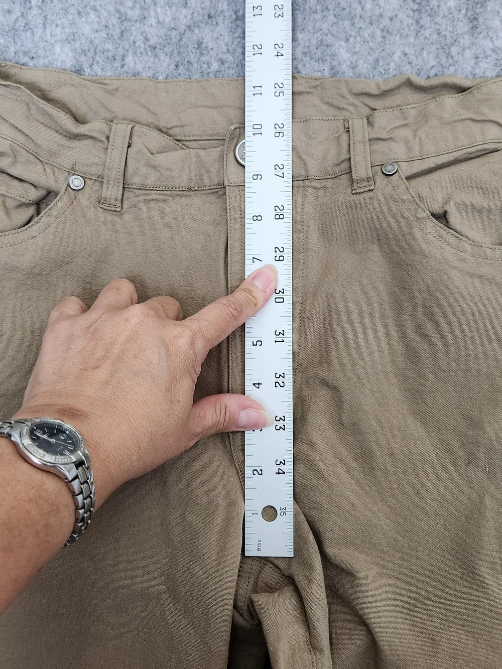 Free Fly Stretch Canvas 5-Pocket Pant Men's 32x32 Brown UPF 50 Fishing Casual